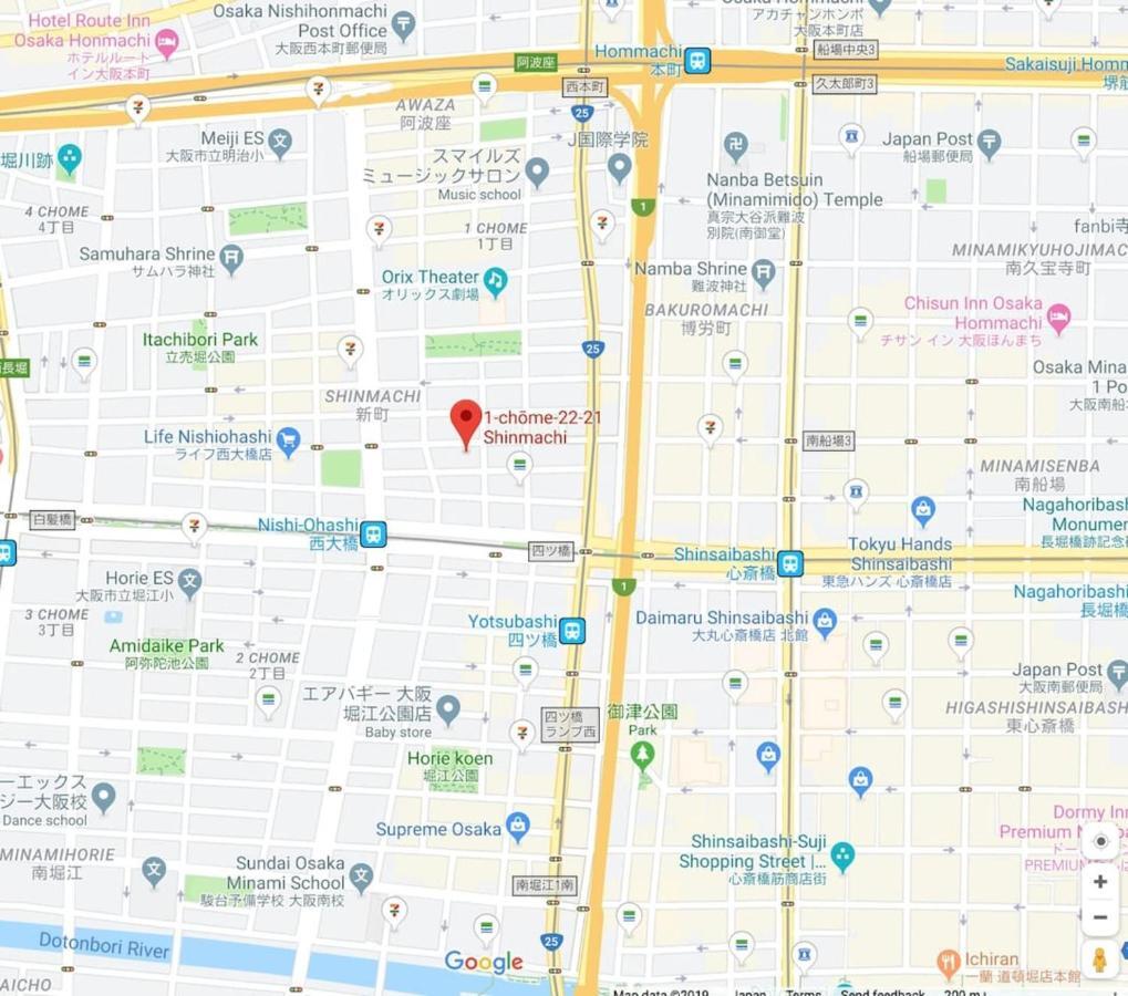 Es41 Elizabeth Garden Shinmachi Lejlighed Osaka Eksteriør billede